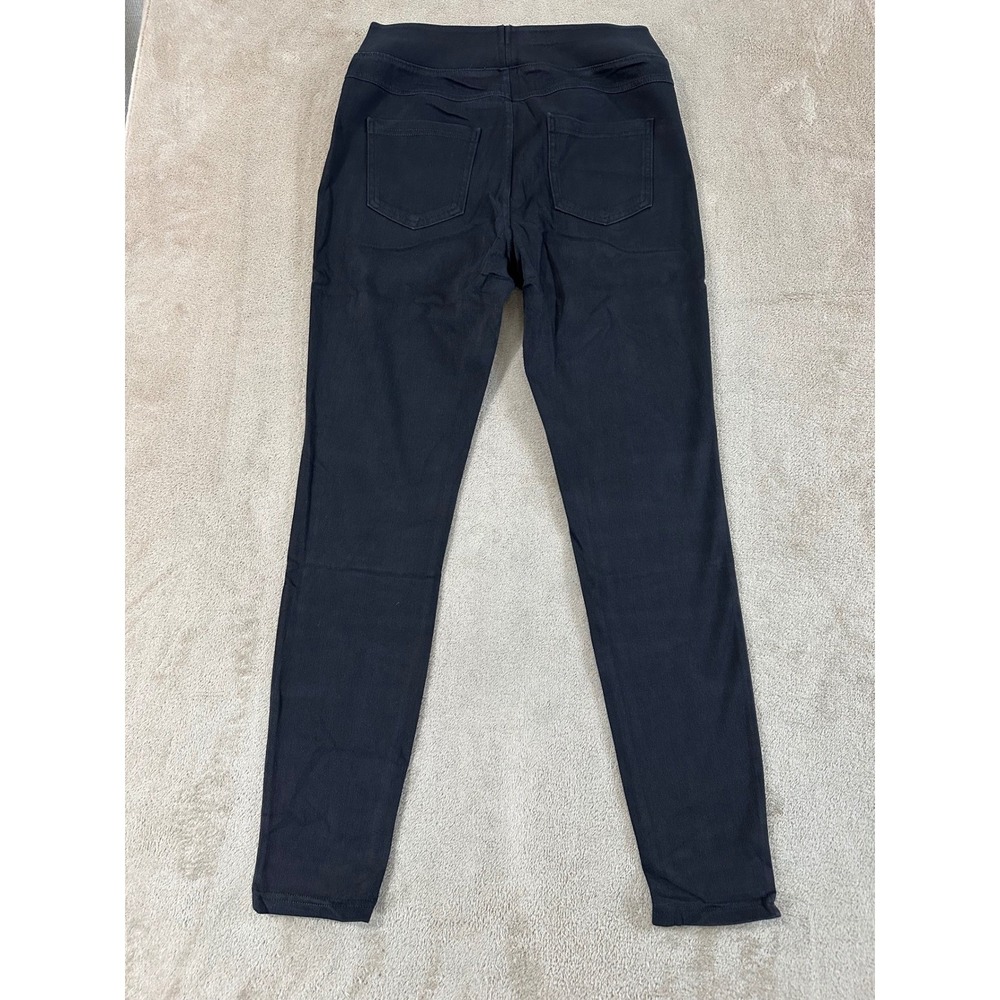 Halara Flex Denim Leggings Womens M Black High Waisted 7/8 Skinny Jeggings NEW - Picture 8 of 13